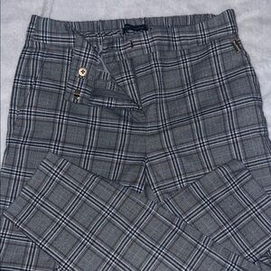 Tommy Hilfiger Gray Plaid Women Jeans